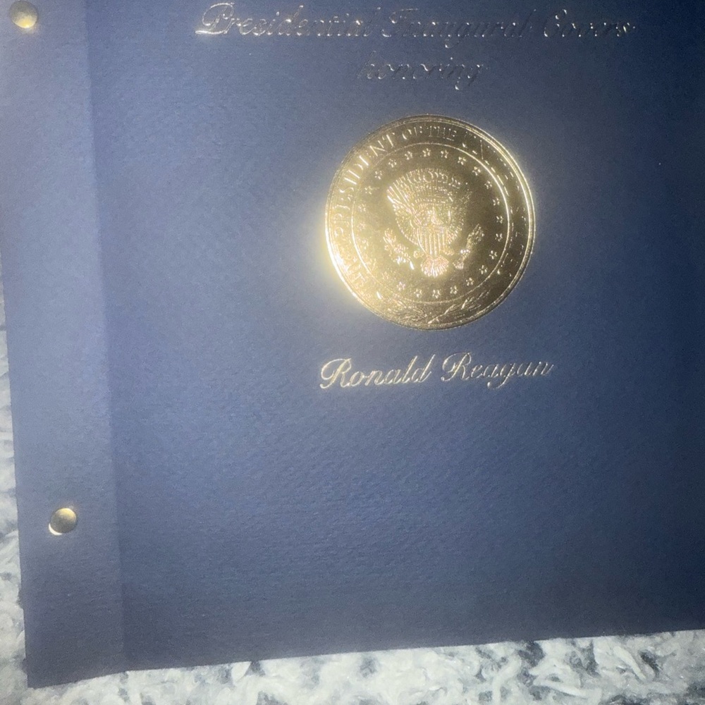 Reagan Presidential Inaugural Cover with Gold Seal